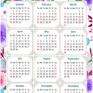 2024 Magnetic Calendar - Calendar Magnets - Today is my Lucky Day - Themed 017 (5.25 x 8)