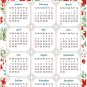 2024 Magnetic Calendar - Calendar Magnets - Today is my Lucky Day - Themed 020 (5.25 x 8)
