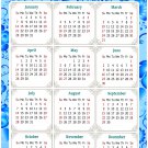 2024 Magnetic Calendar - Calendar Magnets - Today is my Lucky Day - Themed 041 (5.25 x 8)