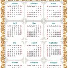 2024 Magnetic Calendar - Calendar Magnets - Today is my Lucky Day - Themed 042 (5.25 x 8)