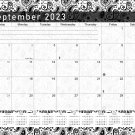 2023-2024 Monthly Magnetic/Desk Calendar - 16 Months Desktop/Wall Calendar/Planner - (Edition #011)