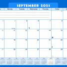 2023-2024 Monthly Magnetic/Desk Calendar - 16 Months Desktop/Wall Calendar/Planner - (Edition #21-6)