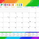 2023-2024 Monthly Magnetic/Desk Calendar - 16 Months Desktop/Wall Calendar/Planner - (Edition #028)