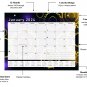 2024 Monthly Magnetic - 12 Months Desktop/Wall Calendar/Planner - (Edition #09)