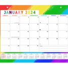 2024 Monthly Magnetic - 12 Months Desktop/Wall Calendar/Planner - (Edition #028)