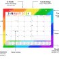 2024 Monthly Magnetic - 12 Months Desktop/Wall Calendar/Planner - (Edition #028)