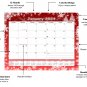 2024 Monthly Magnetic - 12 Months Desktop/Wall Calendar/Planner - (Edition #029)