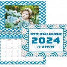 2024 Photo Frame Wall Spiral-bound Calendar - (Edition #004)