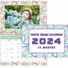 2024 Photo Frame Wall Spiral-bound Calendar - (Edition #011)