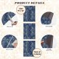 Magnetic Locker Wallpaper (Full sheet Magnetic) - (Tropical leaves) - Pack of 3 Sheets (vb061)