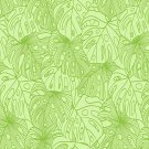 Magnetic Locker Wallpaper (Full sheet Magnetic) - (Tropical leaves) - Pack of 3 Sheets (vb060)