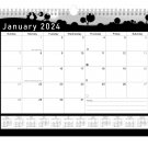 2023 - 2024 Monthly Spiral-Bound Wall / Desk Calendar - 16 Months (Edition #015)