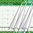 2023 - 2024 Monthly Spiral-Bound Wall / Desk Calendar - 16 Months (Edition #016)