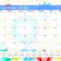 2024 Monthly Spiral-Bound Wall/Desk Calendar - 12 Months - (Edition #01)
