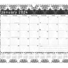 2024 Monthly Spiral-Bound Wall/Desk Calendar - 12 Months - (Edition #08)