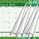2024 Monthly Spiral-Bound Wall/Desk Calendar - 12 Months - (Edition #016)