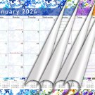 2024 Monthly Spiral-Bound Wall/Desk Calendar - 12 Months - (Edition #022)