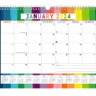 2024 Monthly Spiral-Bound Wall/Desk Calendar - 12 Months - (Edition #027)