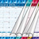 2024 Calendar 12 Months Student Calendar / Planner for 3-Ring Binder - v003