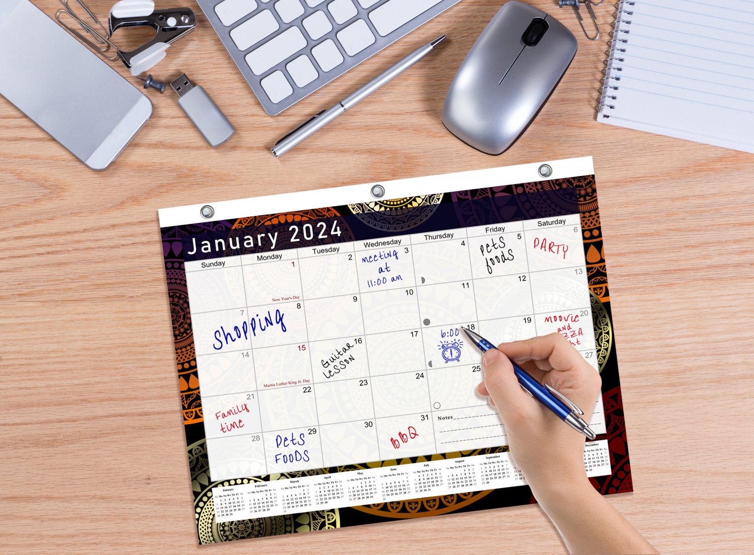 20232024 Calendar 16 Months Student Calendar/Planner for 3Ring Binder