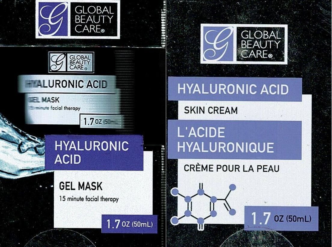 Global Beauty Care Hyaluronic Acid Skin Cream & Hyaluronic Acid Gel