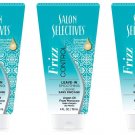 Salon Selectives Hair Treatment Tube Frizz Control 4 Fluid Ounce (Set of 3 Pack)