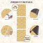 Magnetic Locker Wallpaper (Full sheet Magnetic) - (Peach Rose) - Pack of 3 Sheets (vb067)