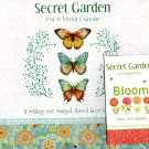 Secret Garden - 2024 12-Month Wall Calendar + Pocket Planner (Pack of 2)