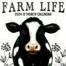 Farm Life - 2024 12-Month Wall Calendar