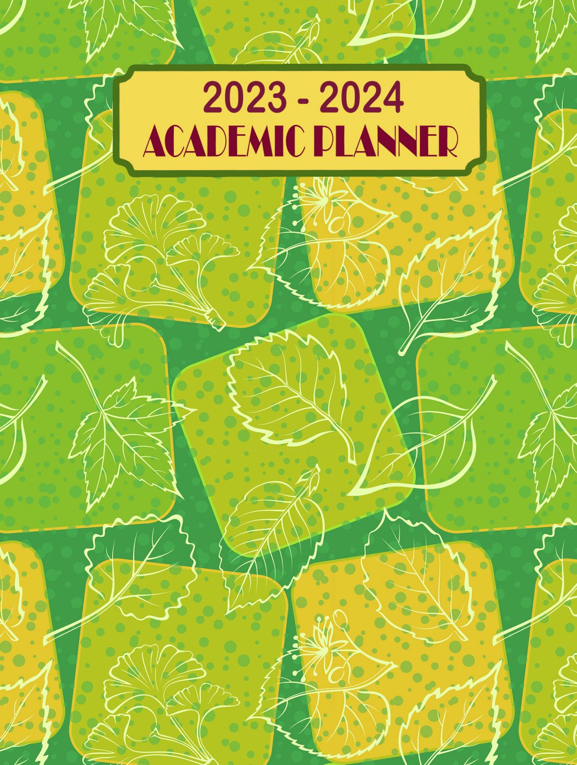2023-2024 Student Academic Planner Calendar - School College Weekly Agenda - v3