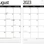 2023-2024 Student Academic Planner Calendar - School College Weekly Agenda - v4