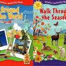 Sticker Activity Book - Walk Through The Seasons, Around The World - With Stickers