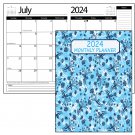 2024 Student Planner Calendar - Monthly Page Format - School College Agenda v13