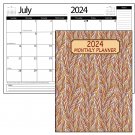 2024 Student Planner Calendar - Monthly Page Format - School College Agenda v15