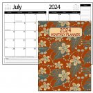 2024 Student Planner Calendar - Monthly Page Format - School College Agenda v16