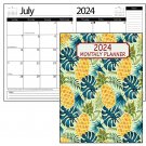 2024 Student Planner Calendar - Monthly Page Format - School College Agenda v24