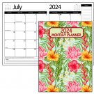 2024 Student Planner Calendar - Monthly Page Format - School College Agenda v31
