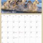 2024 Wall Calendar Spiral-bound Twin - 12 Months Planner 8.5" x 11" (Horses)