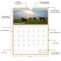2024 Wall Calendar Spiral-bound Twin - 12 Months Planner 8.5" x 11" (Horses)