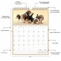 2024 Wall Calendar Spiral-bound Twin - 12 Months Planner 8.5" x 11" (Dogs)