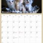 2024 Wall Calendar Spiral-bound Twin - 12 Months Planner 8.5" x 11" (Cats)