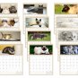 2024 Wall Calendar Spiral-bound Twin - 12 Months Planner 8.5" x 11" (Cats)