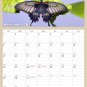 2024 Wall Calendar Spiral-bound Twin - 12 Months Planner 8.5" x 11" (Butterfly)