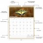 2024 Wall Calendar Spiral-bound Twin - 12 Months Planner 8.5" x 11" (Butterfly)