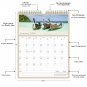 2024 Wall Calendar Spiral-bound Twin - 12 Months Planner 8.5" x 11" (Beaches)