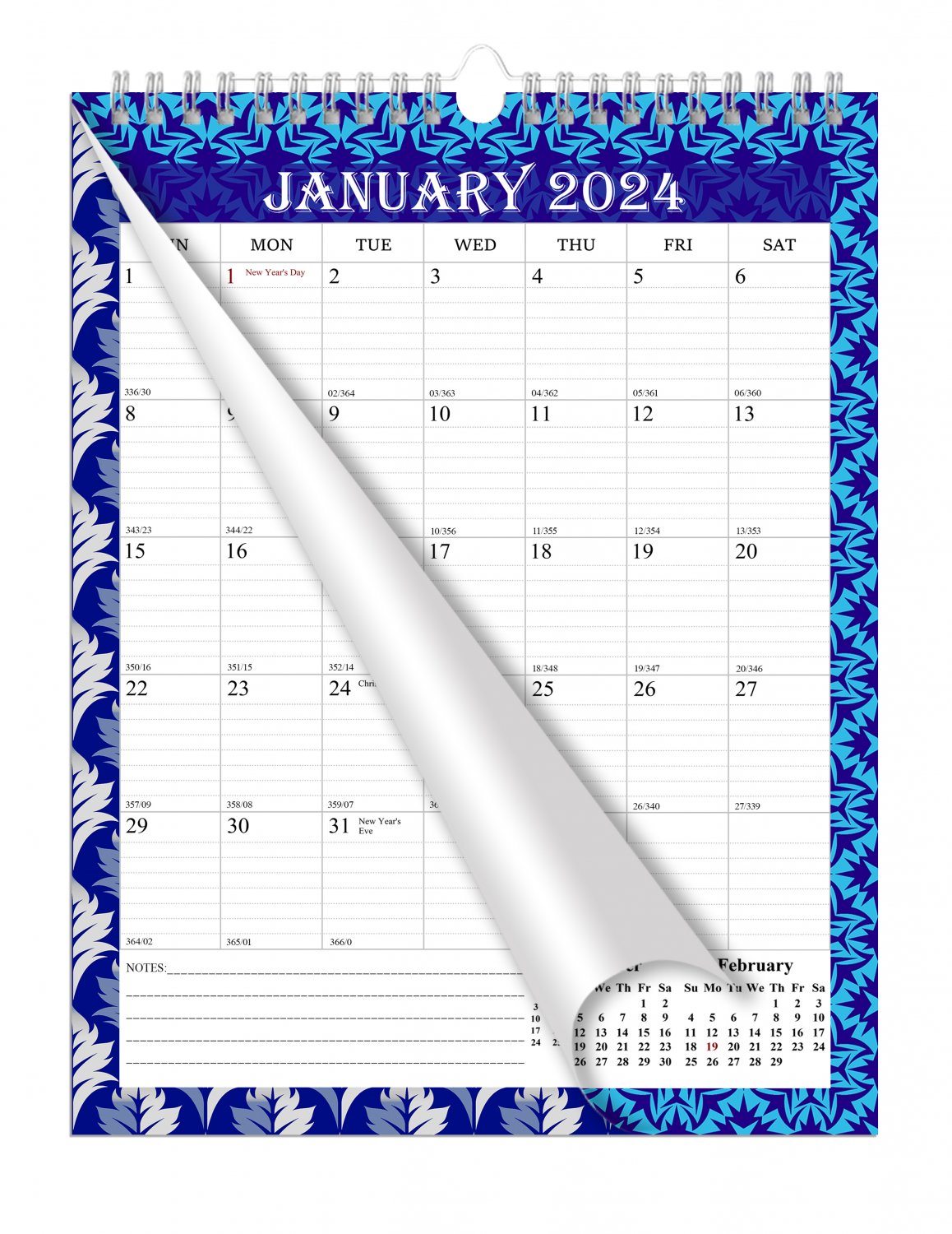 2024 Wall Calendar Spiral Bound Twin Wire Binding 12 Months Planner 8   65002ac379253 353759b 