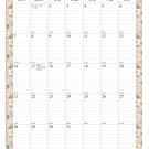 2024 Wall Calendar Spiral-bound Twin-Wire Binding - 12 Months Planner 11" x 17" -  (Edition #16)