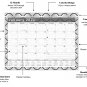 2023 - 2024 Academic Year 12 Months Student Calendar / Planner for 3-Ring B&W v004