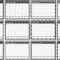 2023 - 2024 Academic Year 12 Months Student Calendar / Planner for 3-Ring B&W v013
