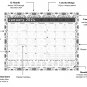 2023 - 2024 Academic Year 12 Months Student Calendar / Planner for 3-Ring B&W v014